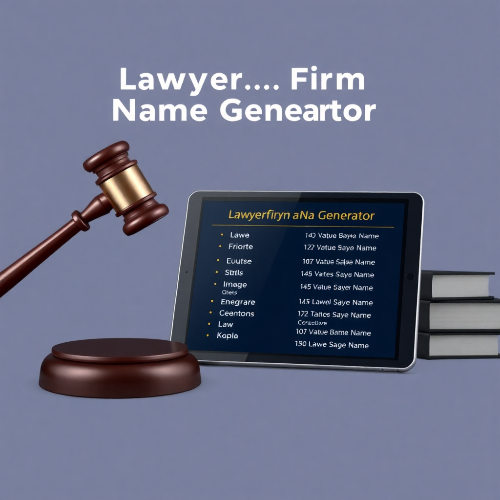 Best Lawyer Firm Name Generator Vondy