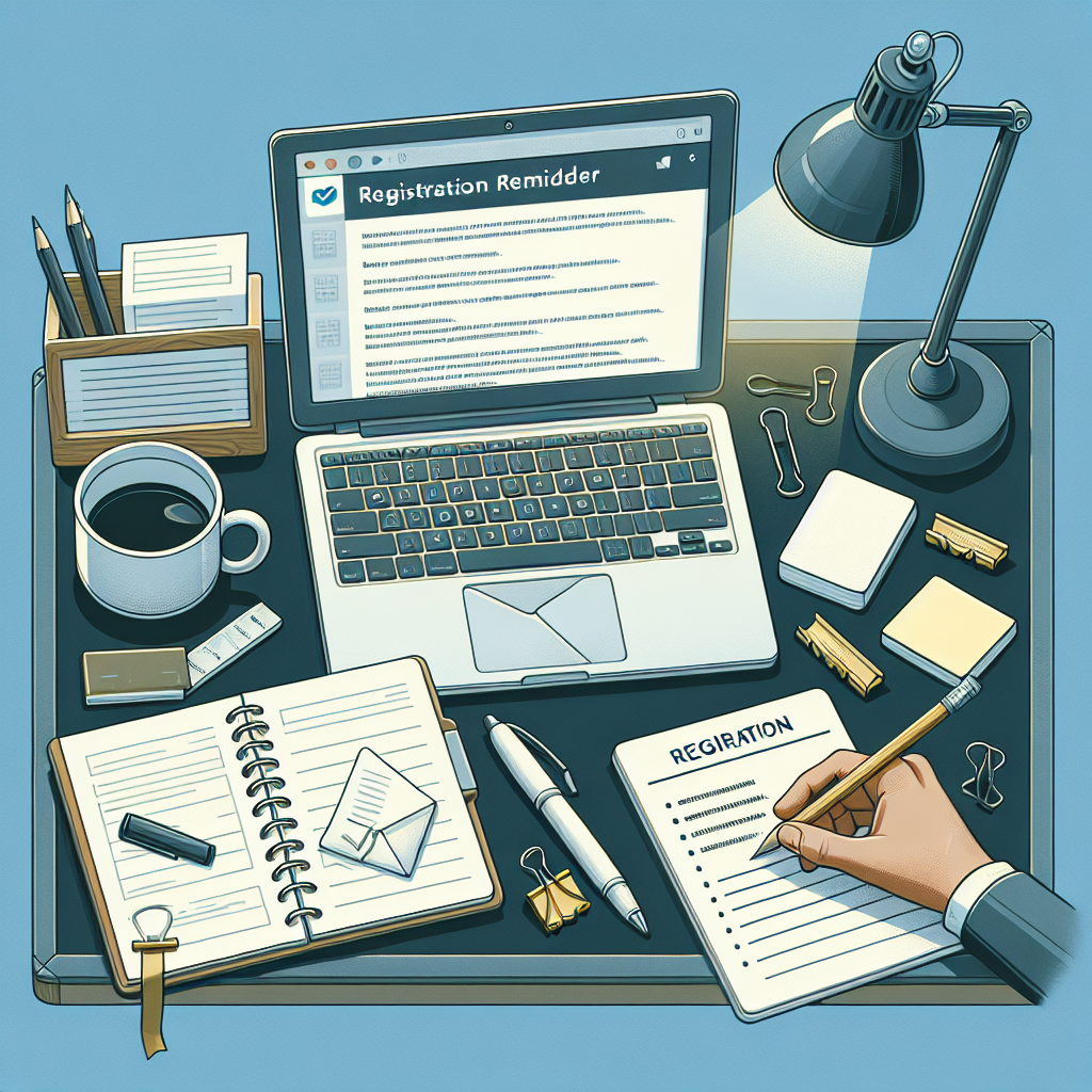 Best Registration Reminder Email Template | Vondy