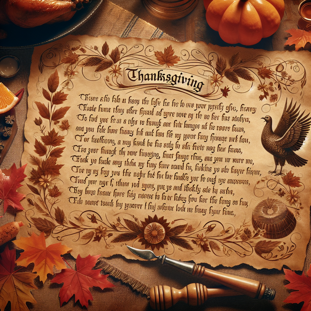 best thanksgiving poem generator | vondy