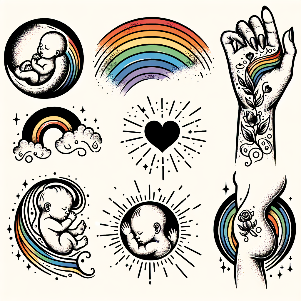 Best Rainbow Baby Tattoo Ideas For Mom | Vondy