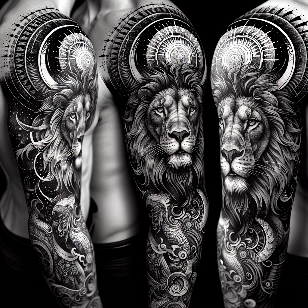 Best Half Sleeve Lion Tattoo Ideas | Vondy