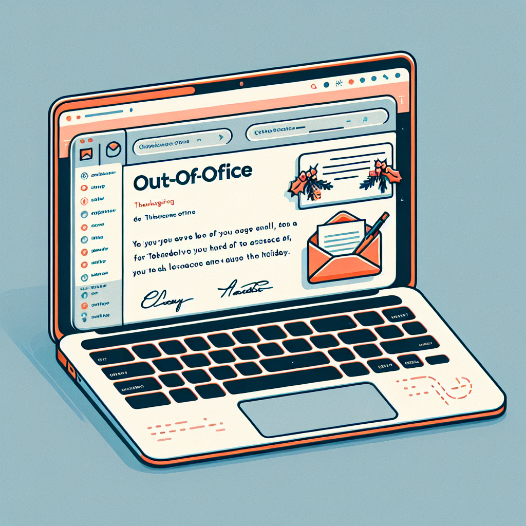 Best Thanksgiving Out Of Office Email Template Vondy