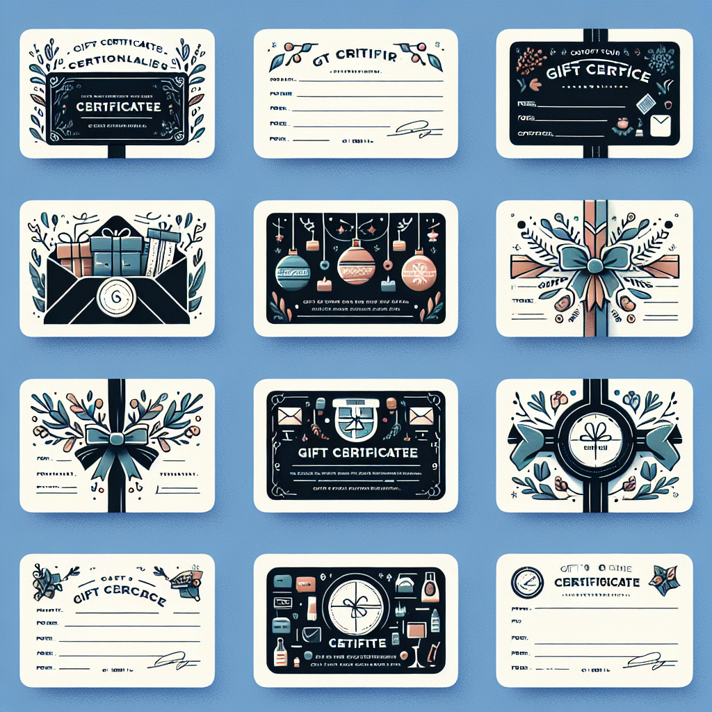 Best Gift Certificate Email Template Vondy