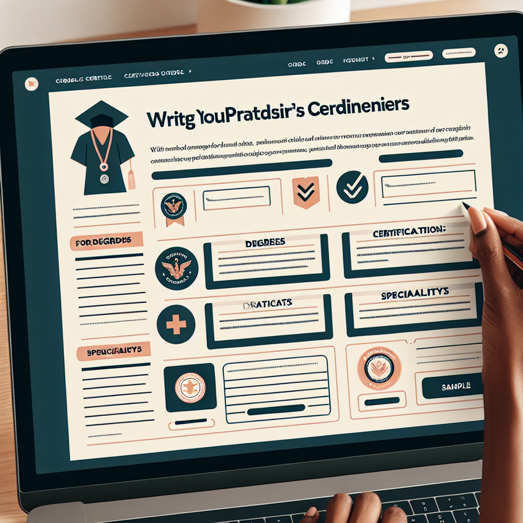 How To Write Np Credentials | Vondy