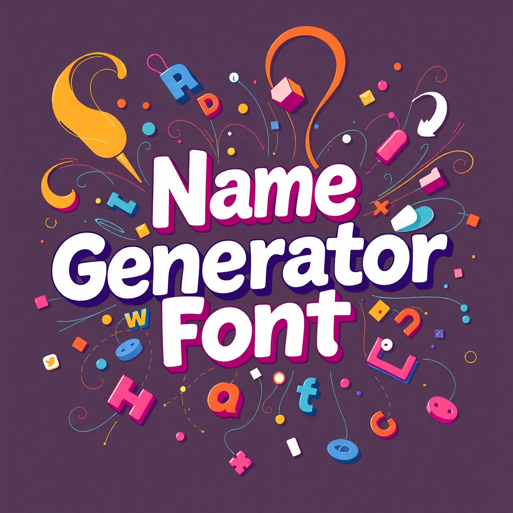 Best Name Generator Font | Vondy