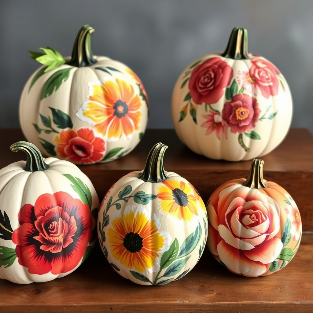 Best Flower Pumpkin Painting Ideas | Vondy