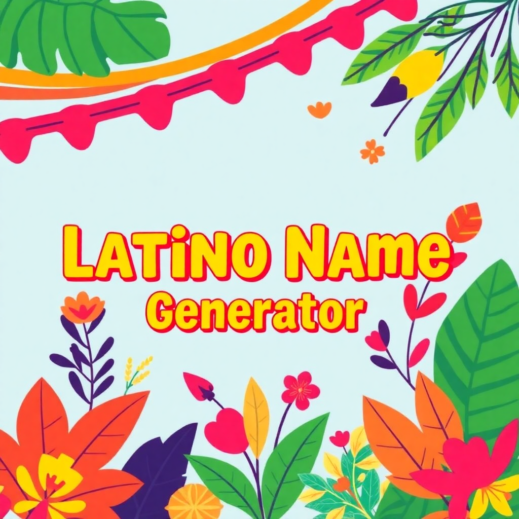 Best Latino Name Generator | Vondy
