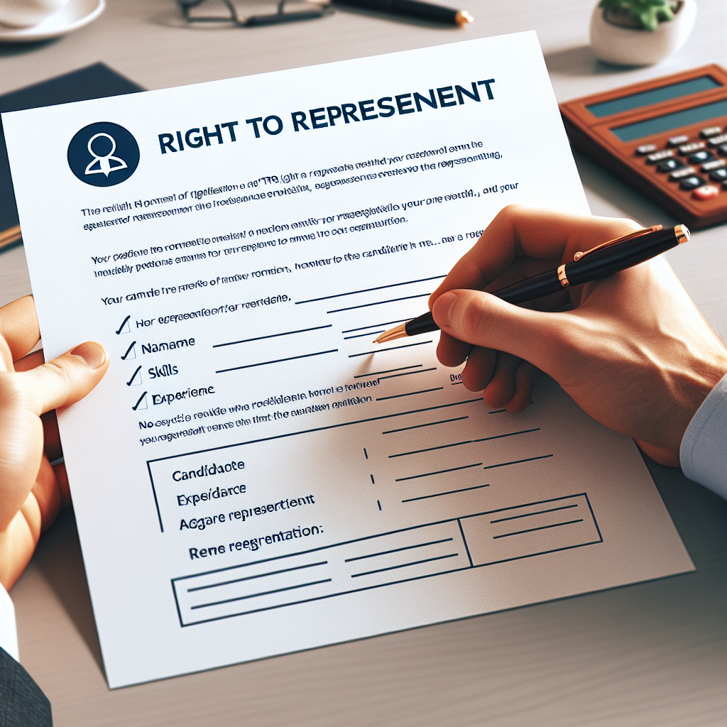 Best Right To Represent Email Template Vondy