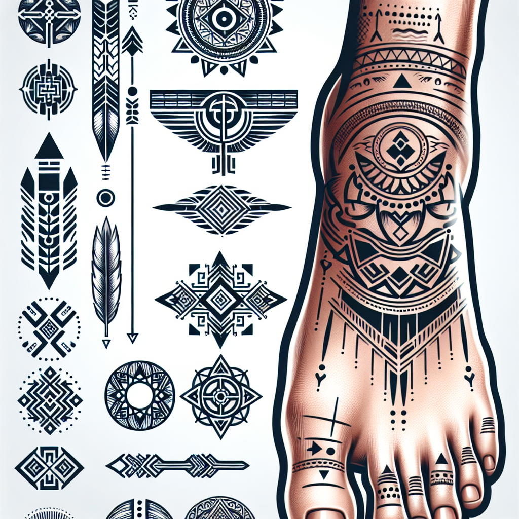 Stylish Masculine Foot Tattoos for Men