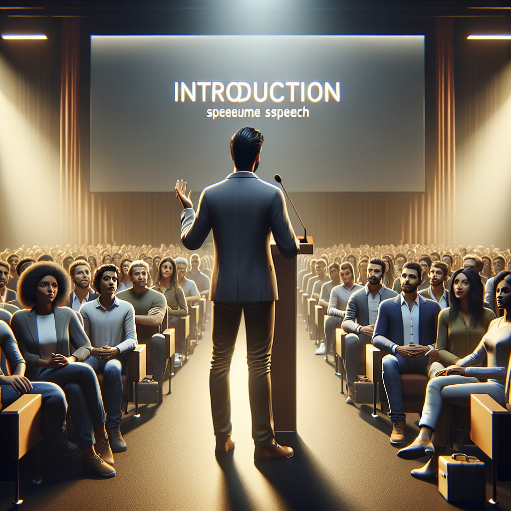 How To Write An Introduction Speech | Vondy