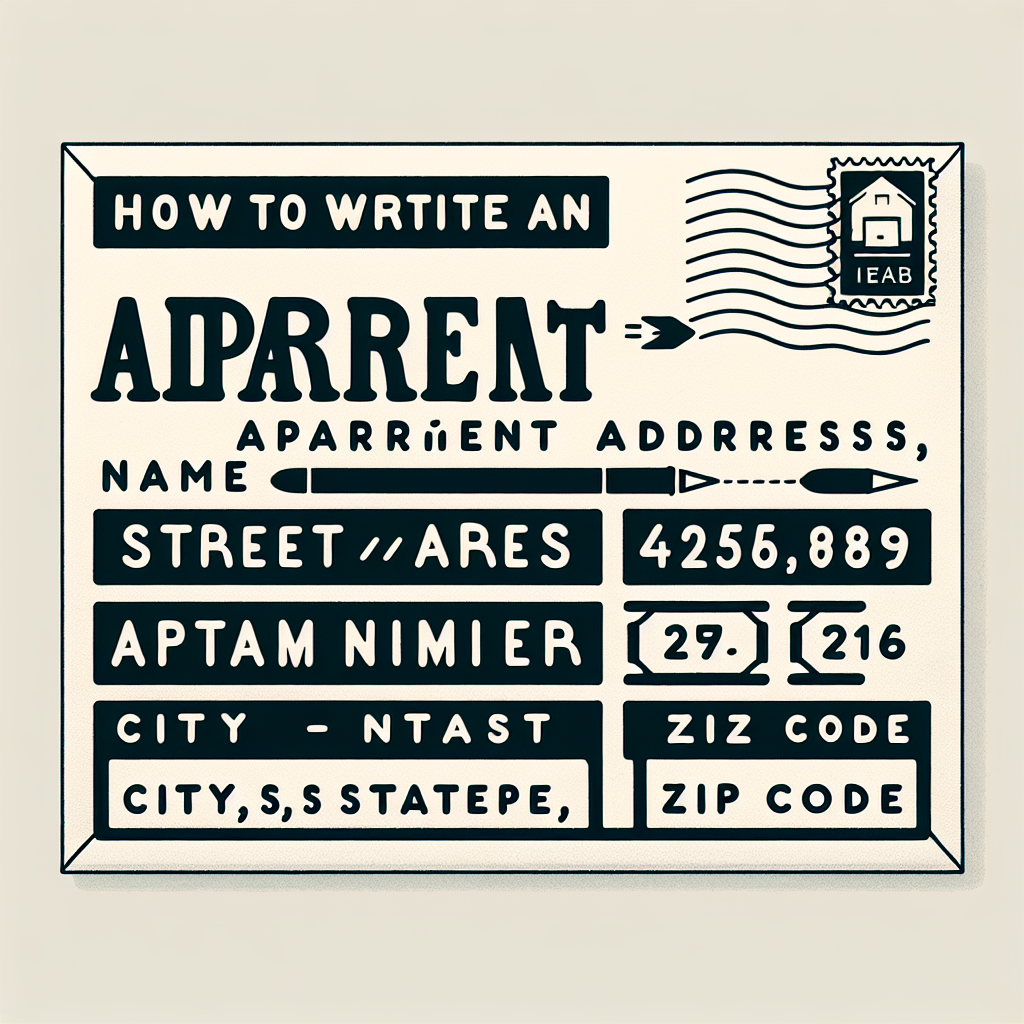 How To Write Address For Apartment Vondy