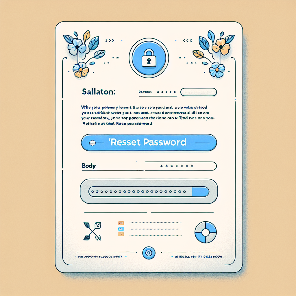 Best Password Reset Notification Email Template | Vondy