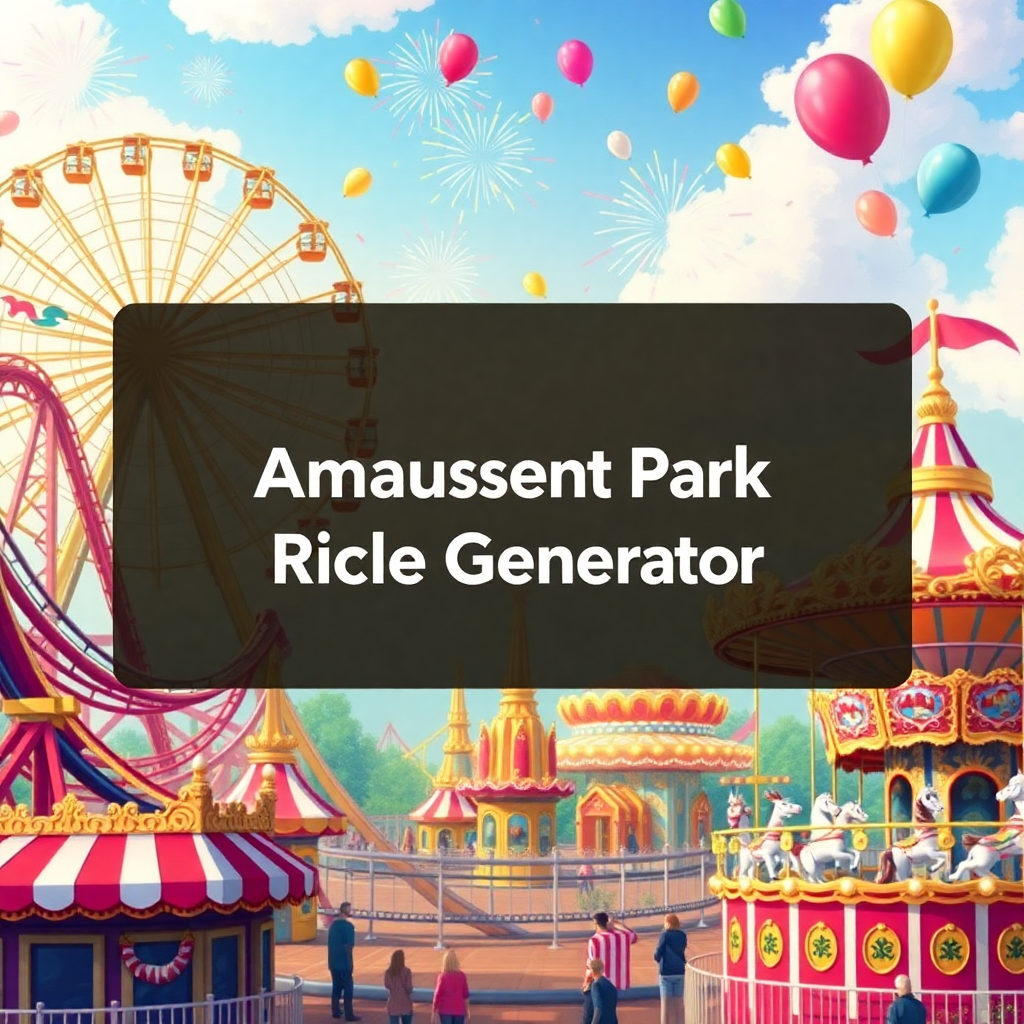 Best Amusement Park Ride Name Generator | Vondy