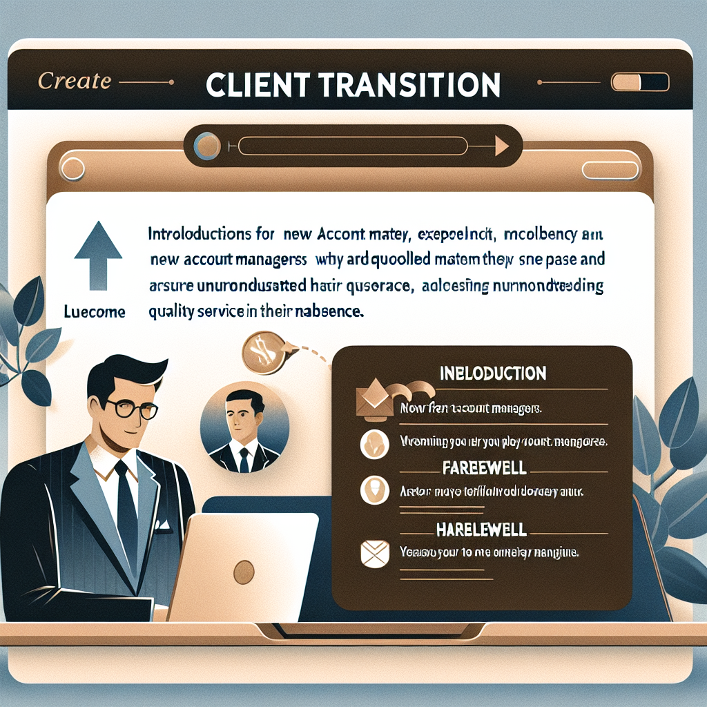 Best Client Transition Email Template Vondy