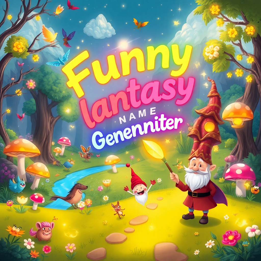 Best Funny Fantasy Name Generator | Vondy