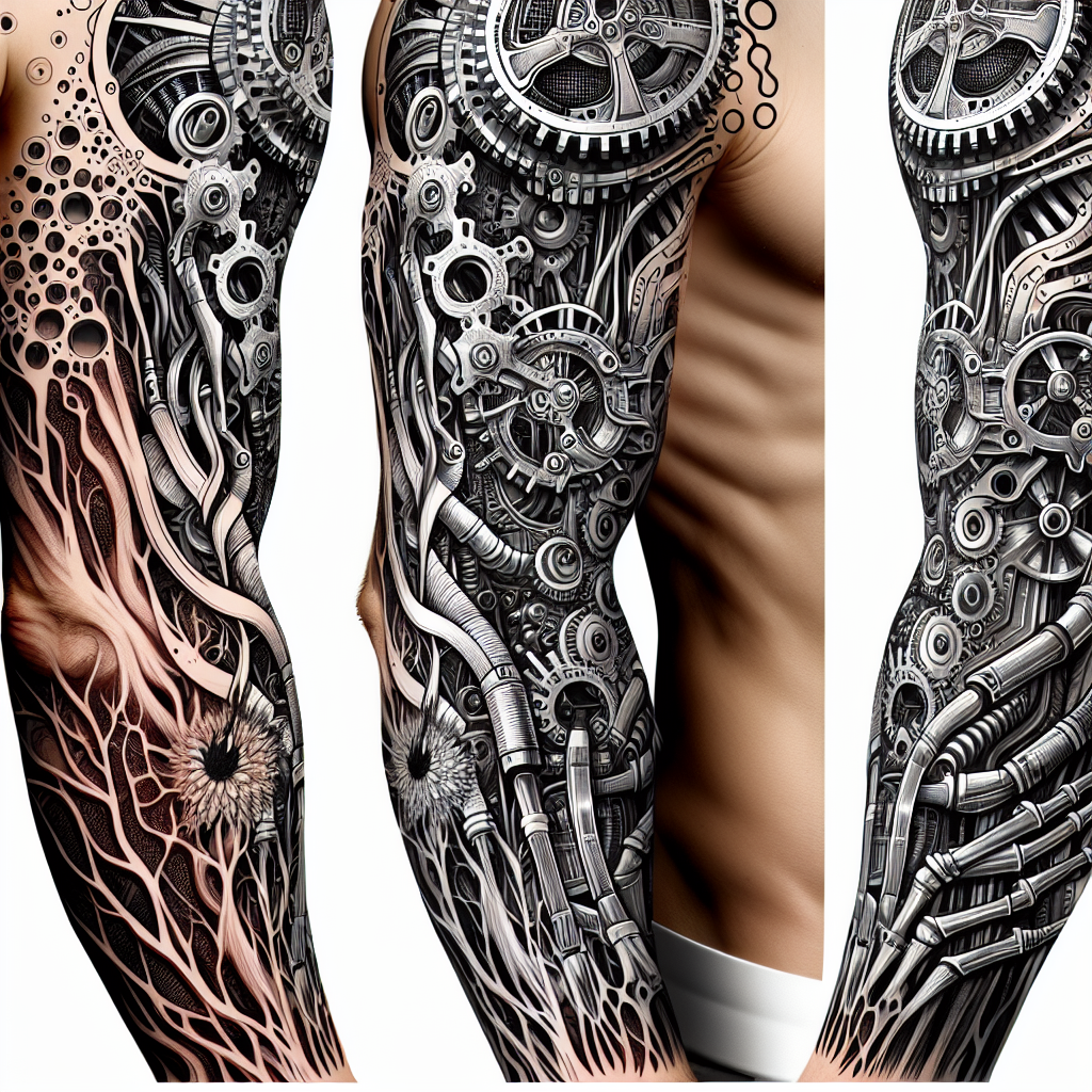 Biomechanical Tattoo Idea 3