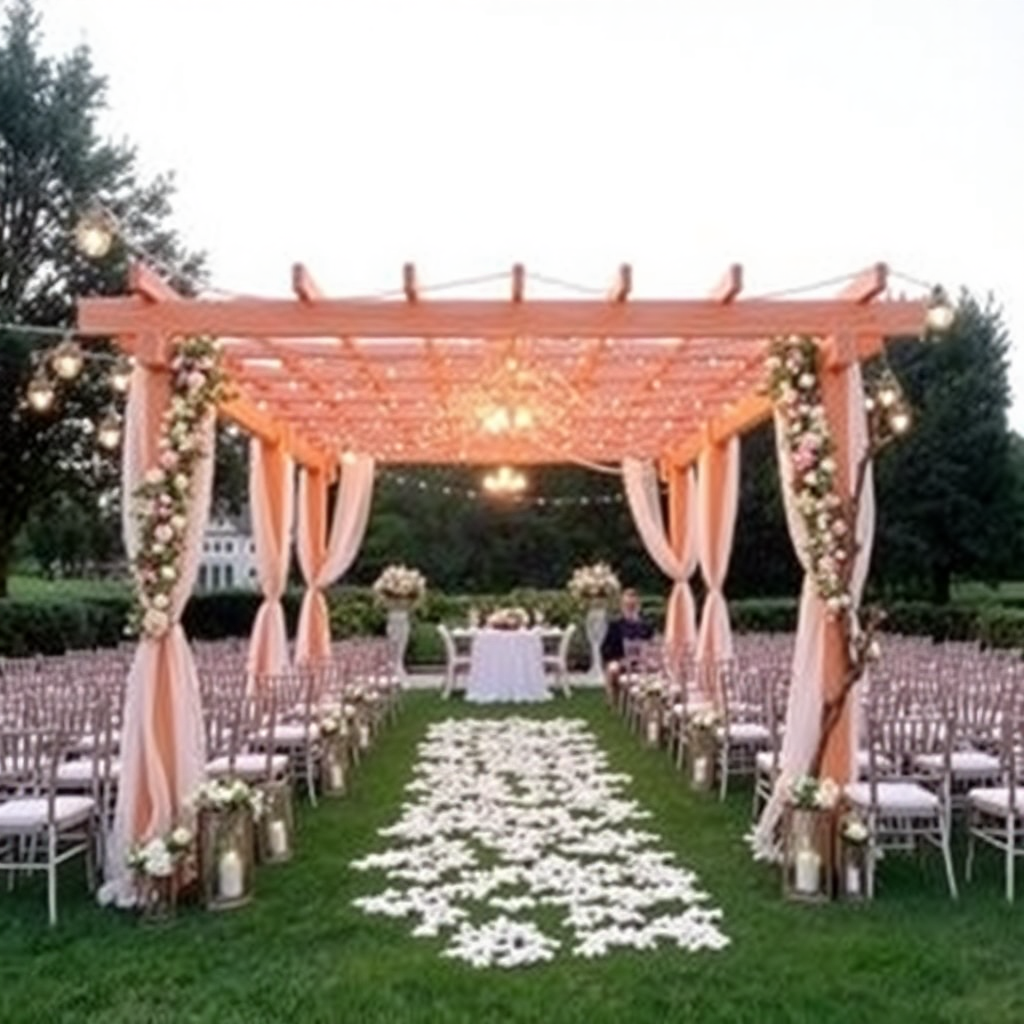 Elegant Pergola Wedding Decor Ideas for a Stunning Outdoor Ceremony
