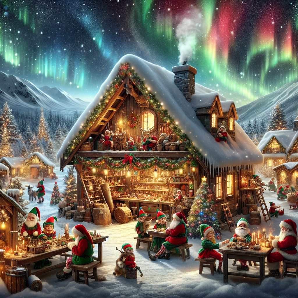 Best Santa'S Workshop Background | Vondy