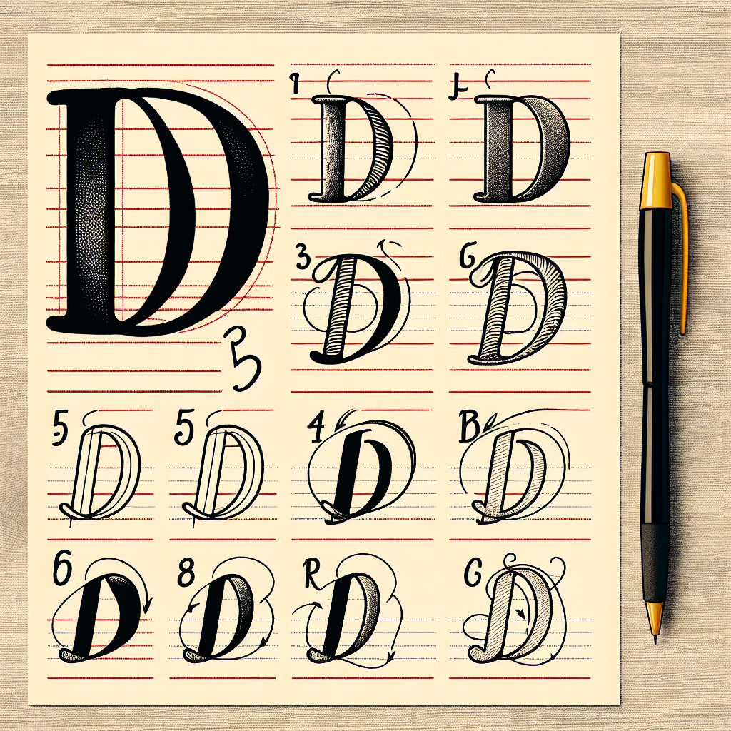 How To Write A Cursive D Capital | Vondy
