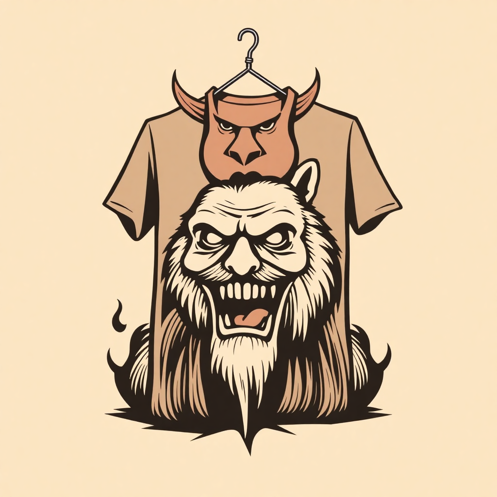 T-shirt with funny logo