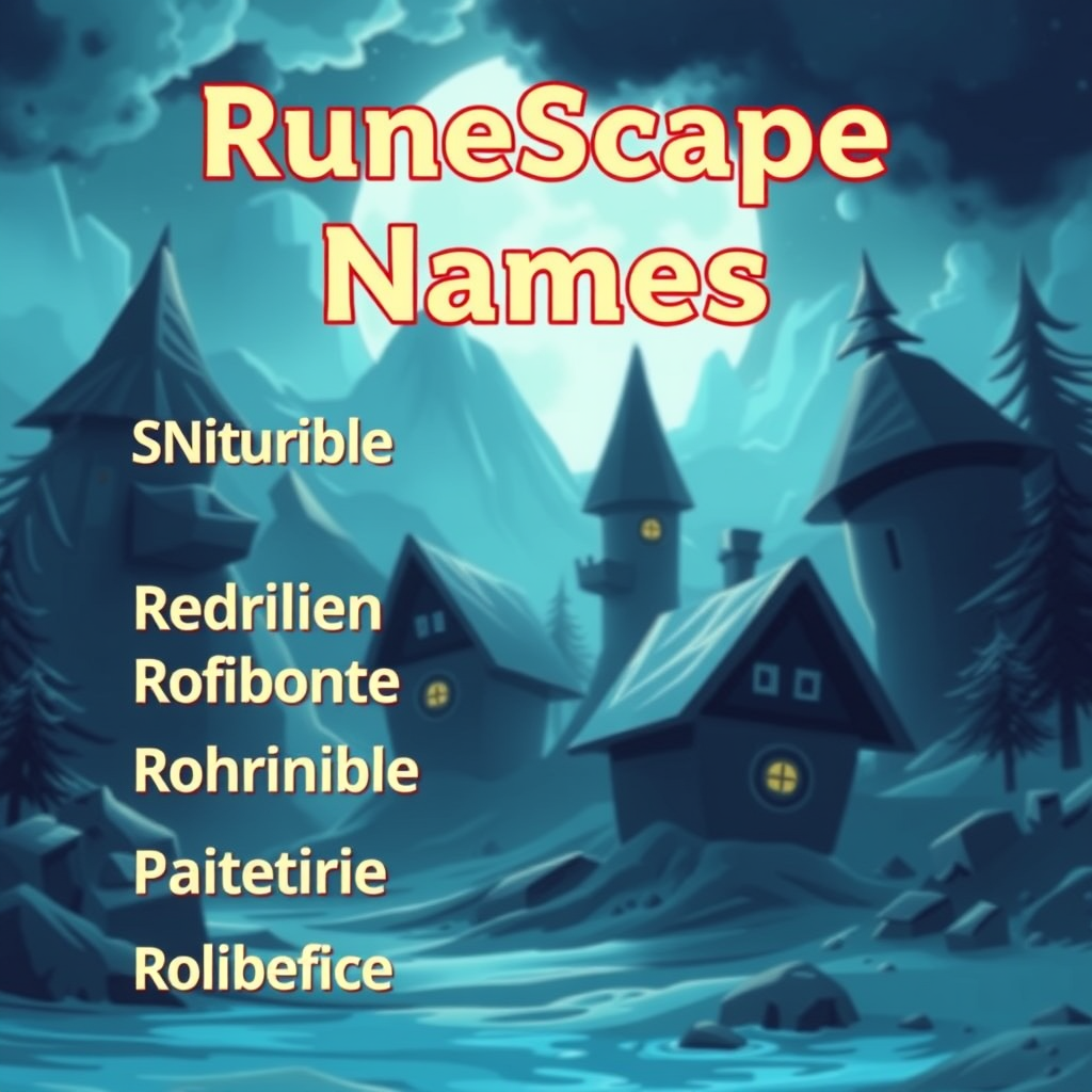 Best Runescape Name Generator | Vondy