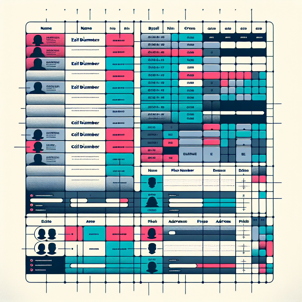 Best Name Email Address Phone Number Template Vondy