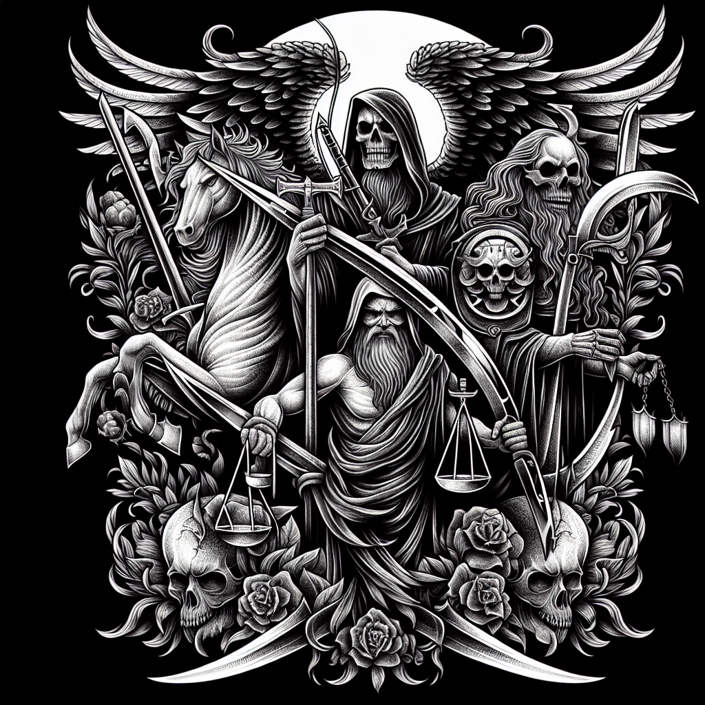 Simple Four Horsemen Tattoo Orangetattooshop Simple Four Horsemen Tattoo Orangetattooshop