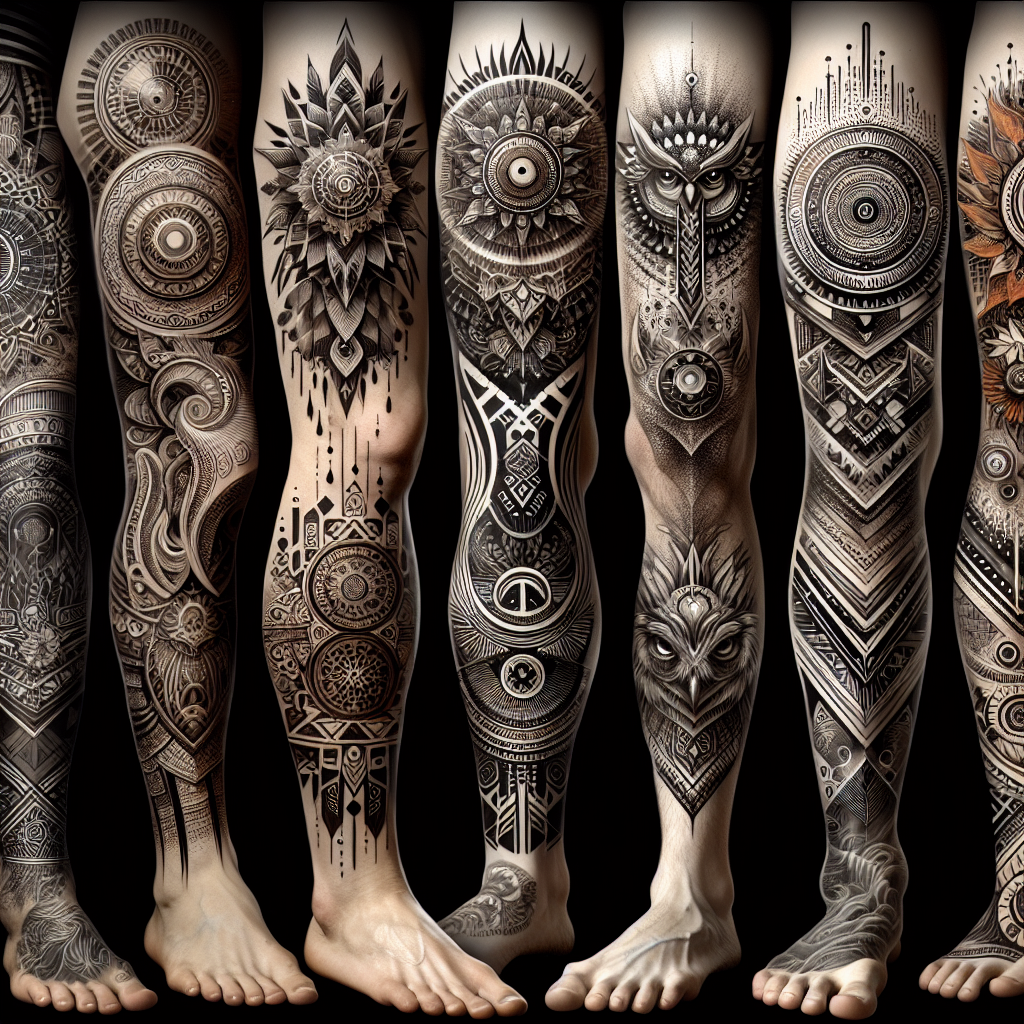 Best Thigh Sleeve Tattoo Ideas Vondy