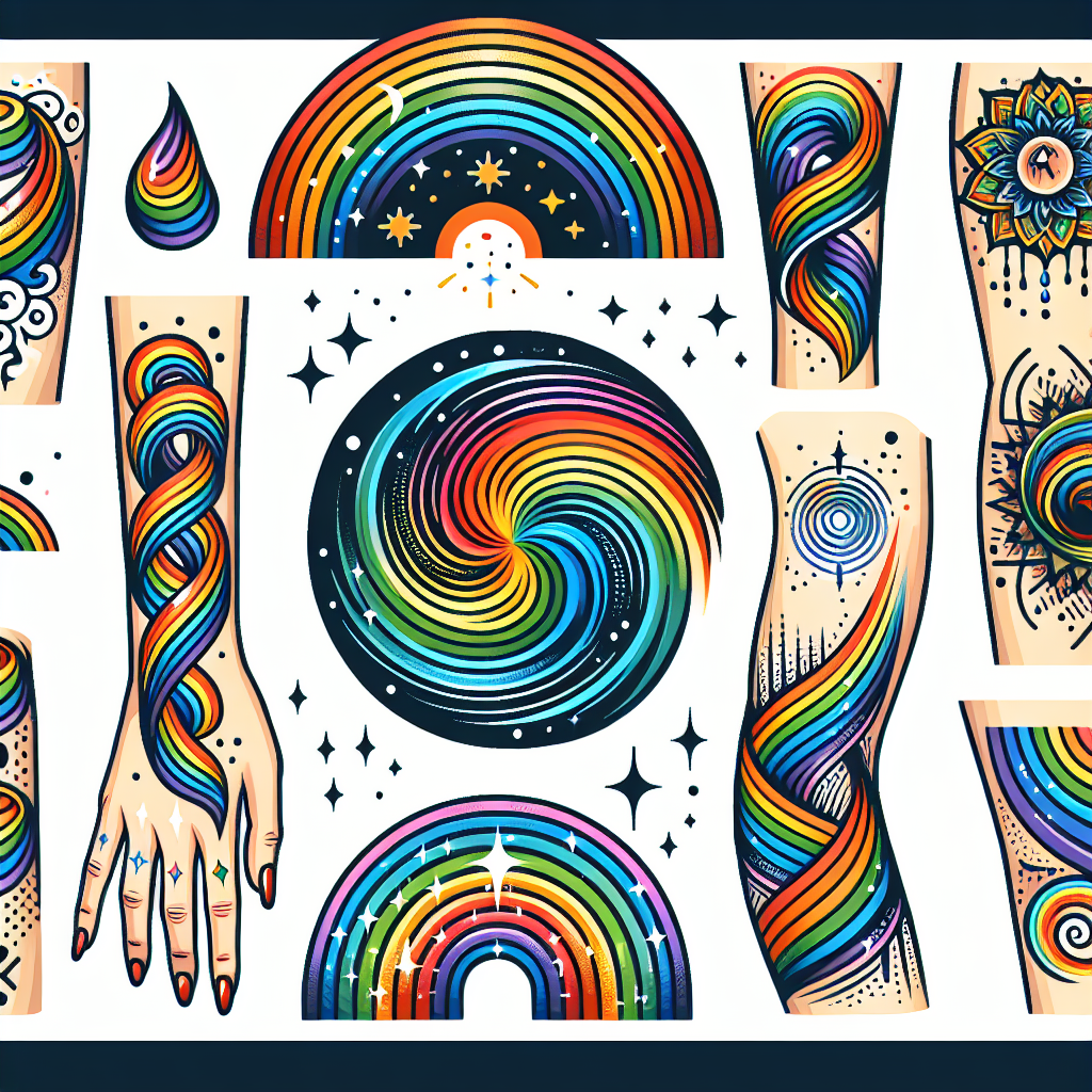 Over the rainbow tattoo - Eagleviewtattoo.com