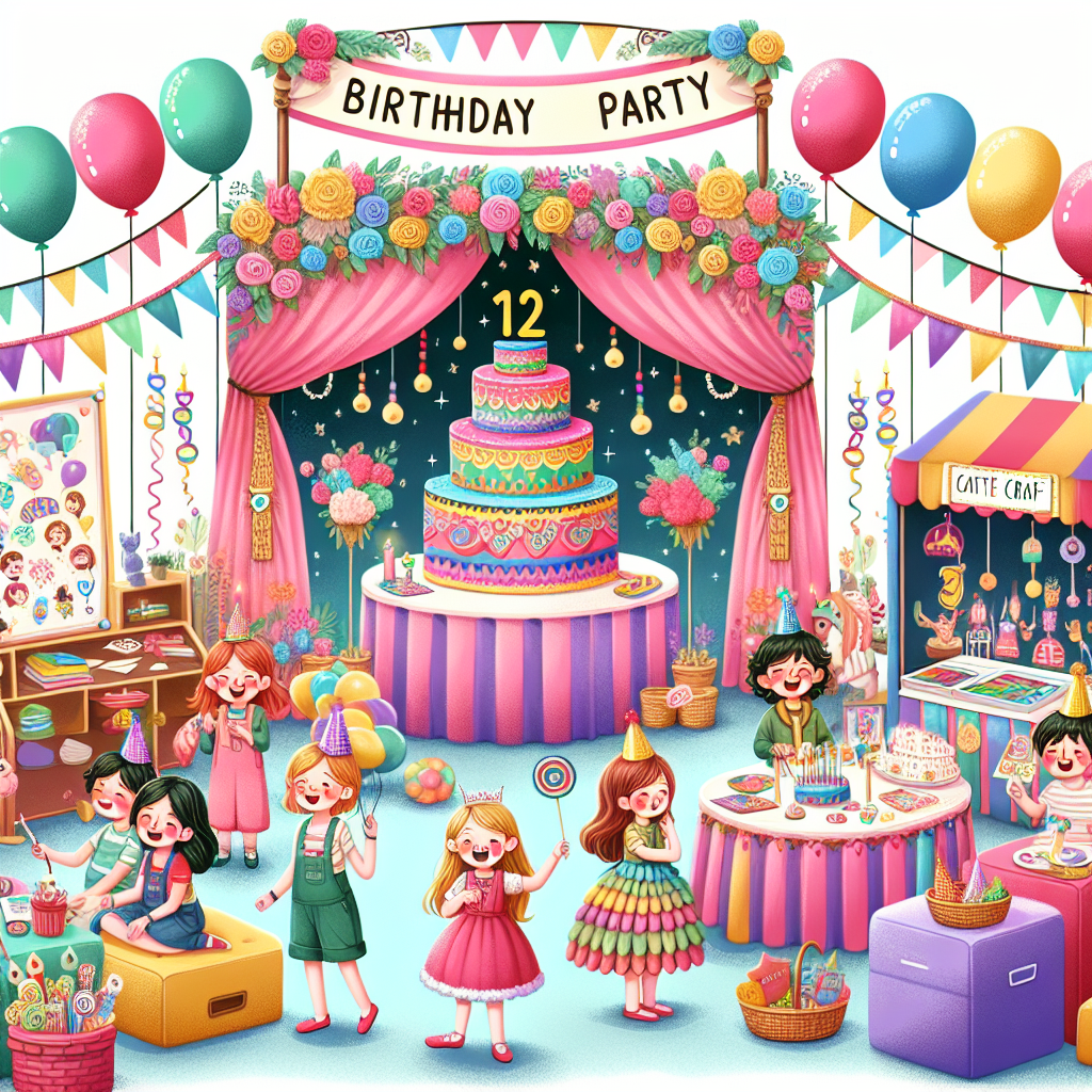 Best Girl Birthday Party Ideas 12YearOld Vondy