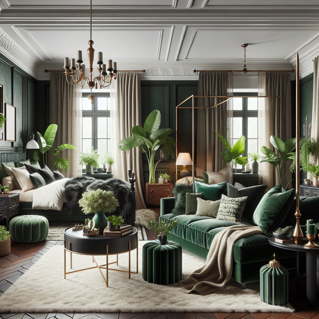 Best Dark Green Interior Design | Vondy