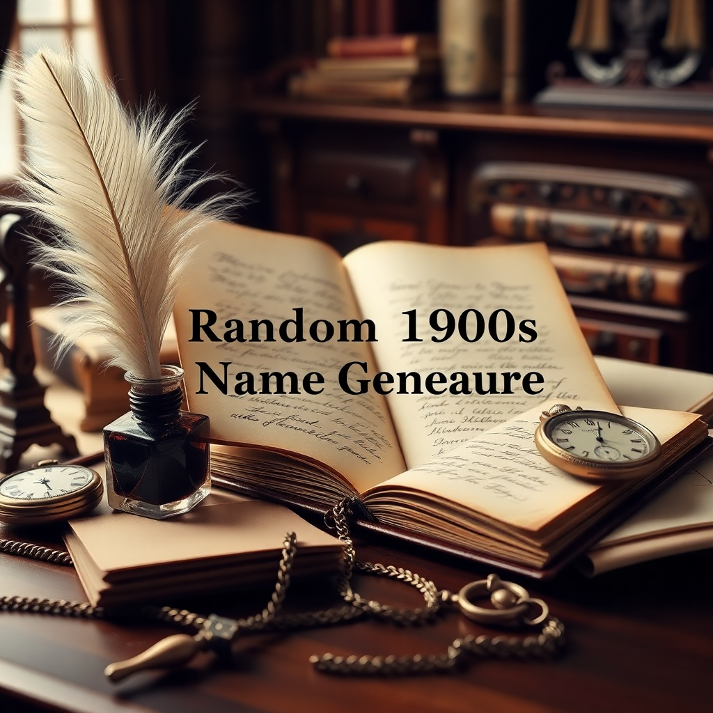 Best Random 1800S Name Generator | Vondy