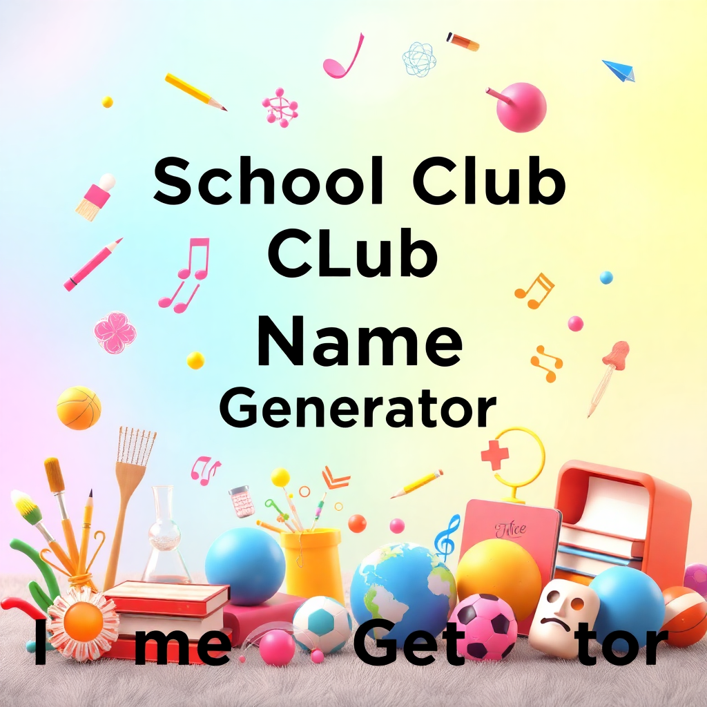 Best School Club Name Generator Vondy