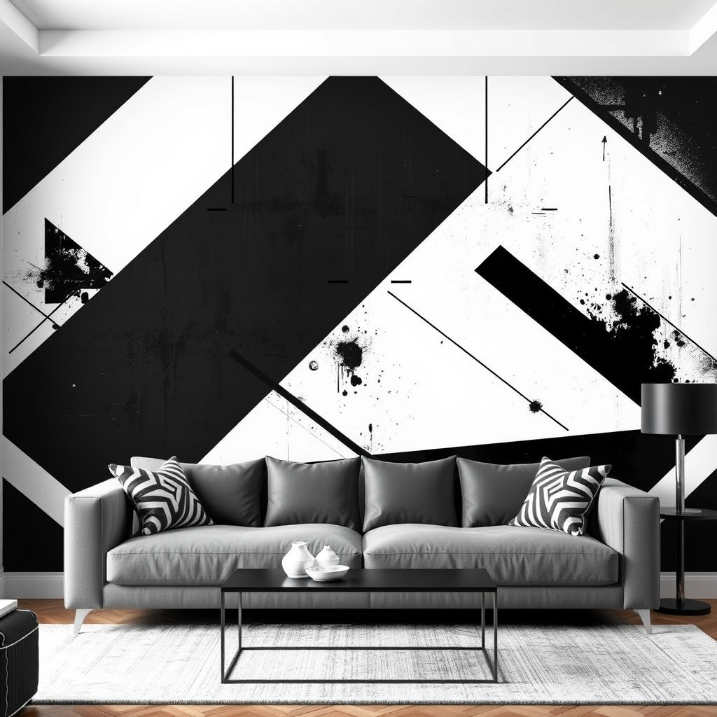 Best Black And White Wall Painting Ideas Vondy