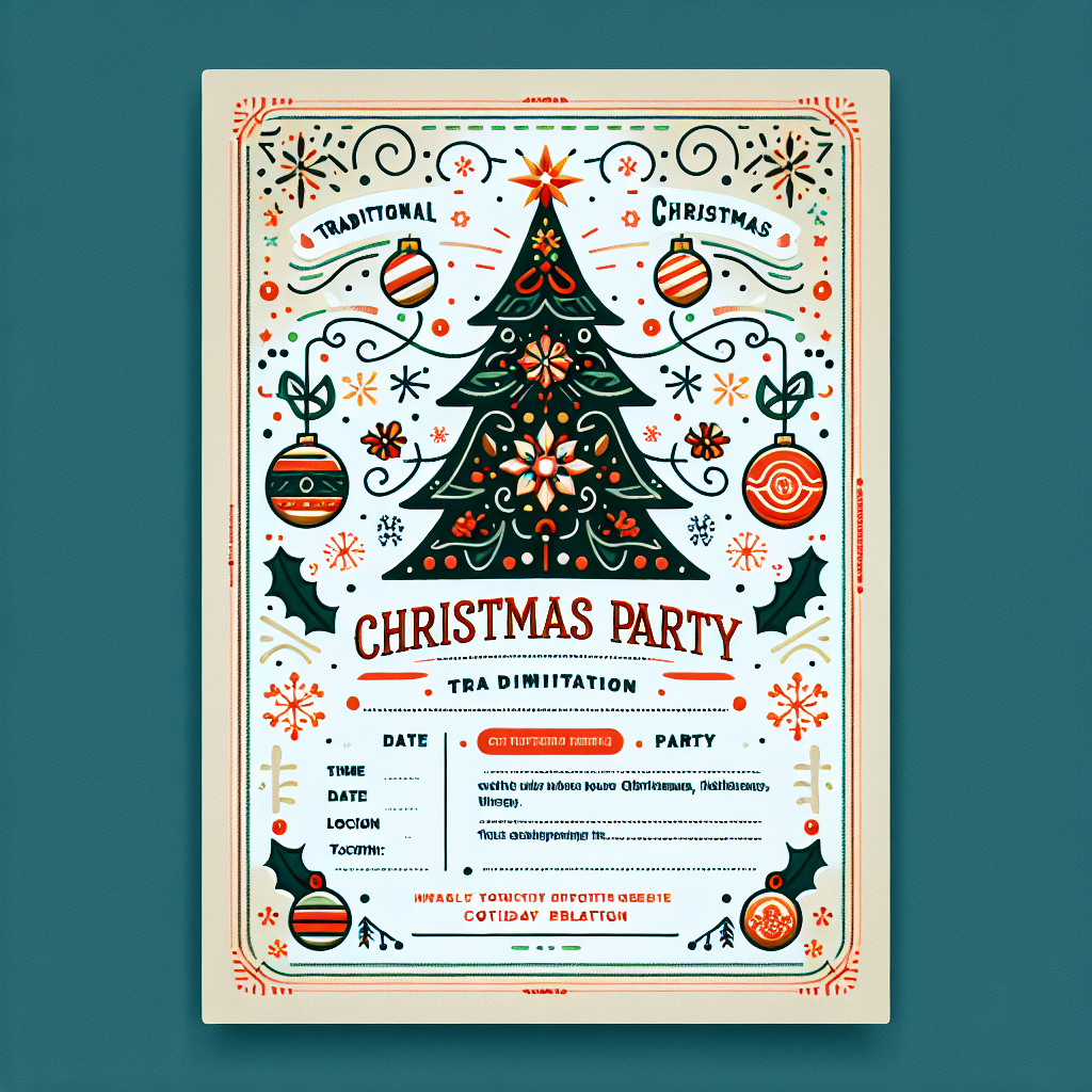 Best Christmas Party Invite Email Template Vondy