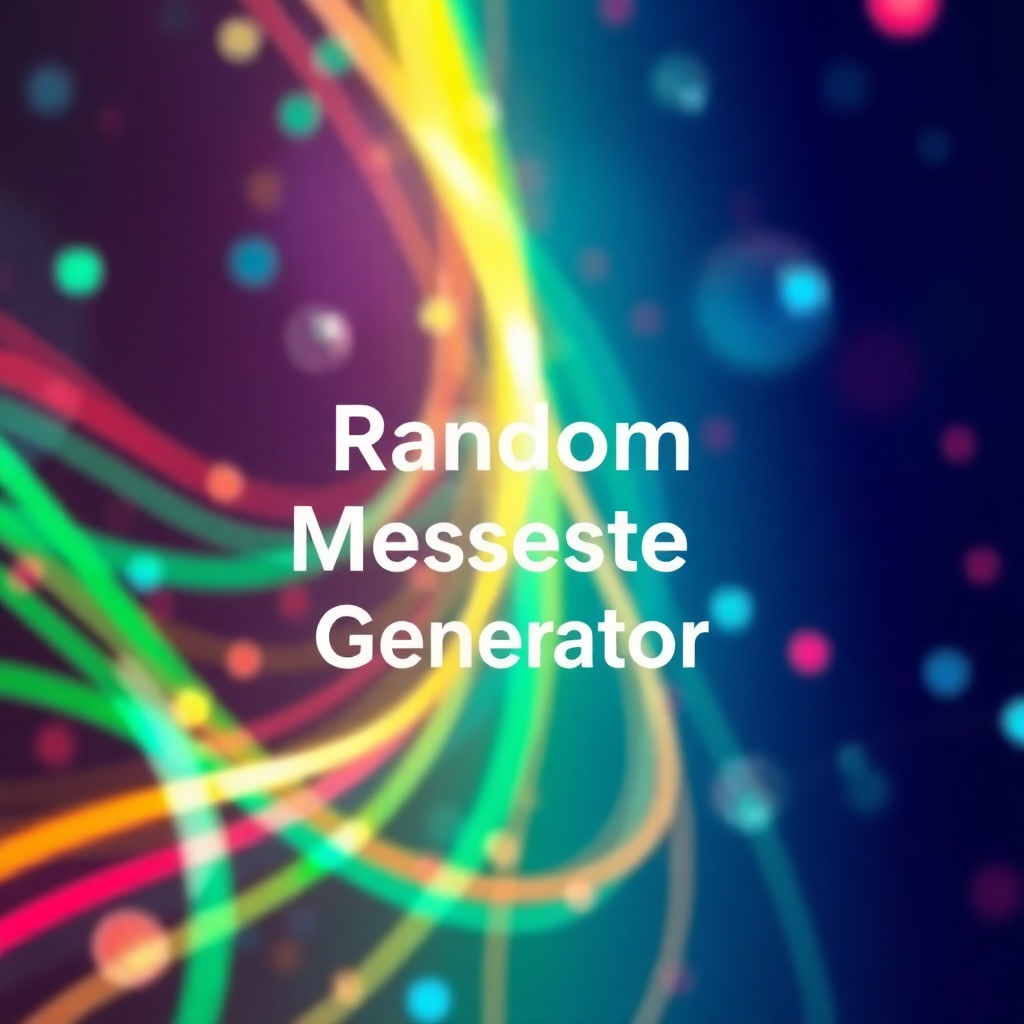 Best Random Message Generator | Vondy