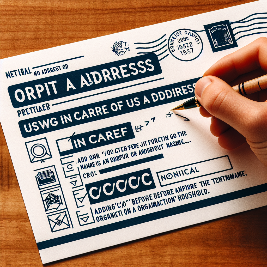How To Write In Care Of On A Letter | Vondy