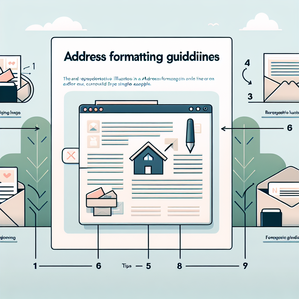 How to write an address on one line vondy