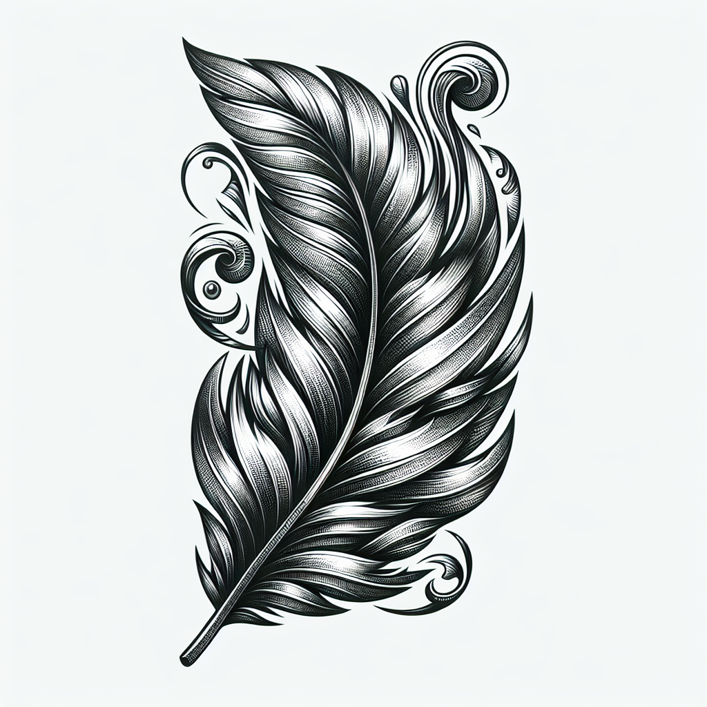 Best 3D Feather Tattoo Generator | Vondy
