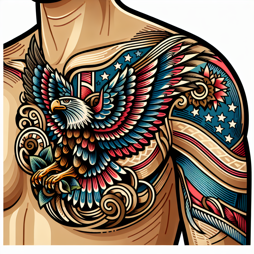 Best American Traditional Shoulder Tattoo Generator | Vondy