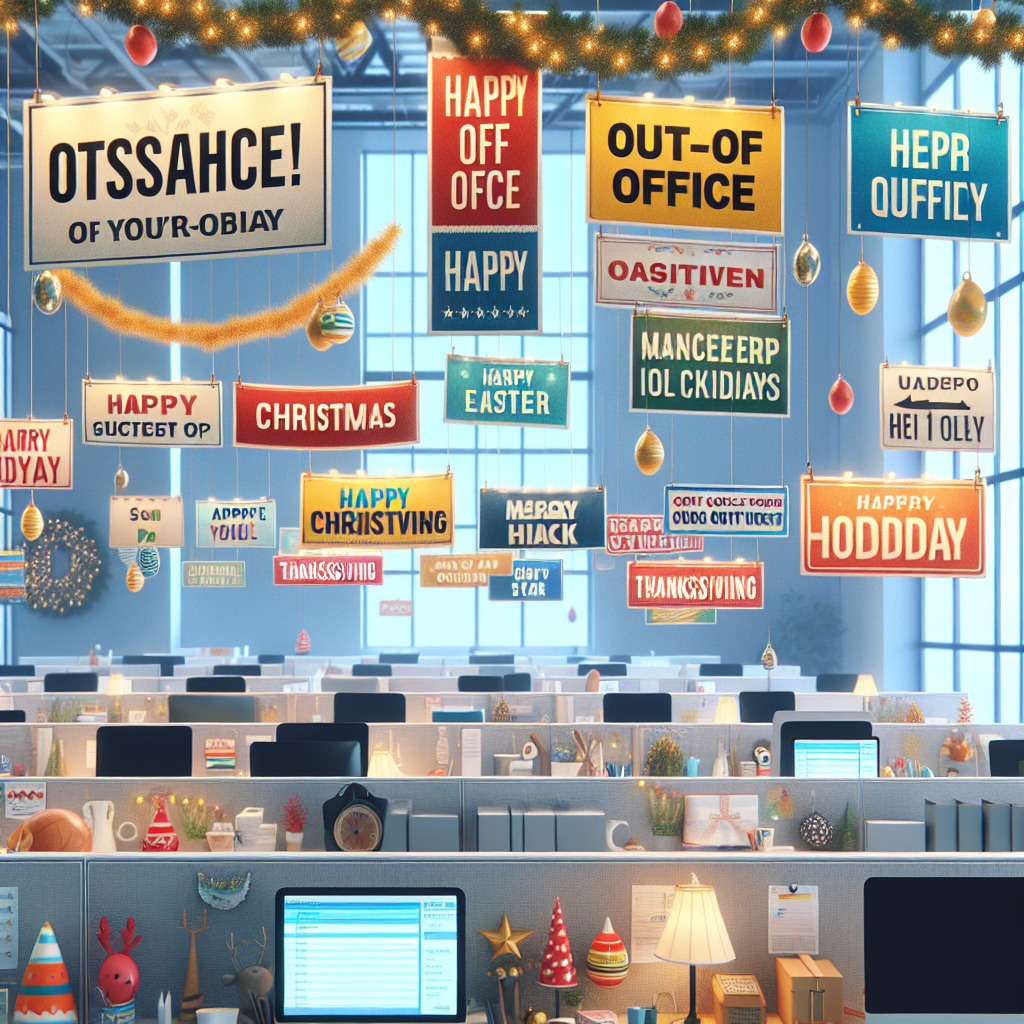 Best Office Holiday Email Template | Vondy