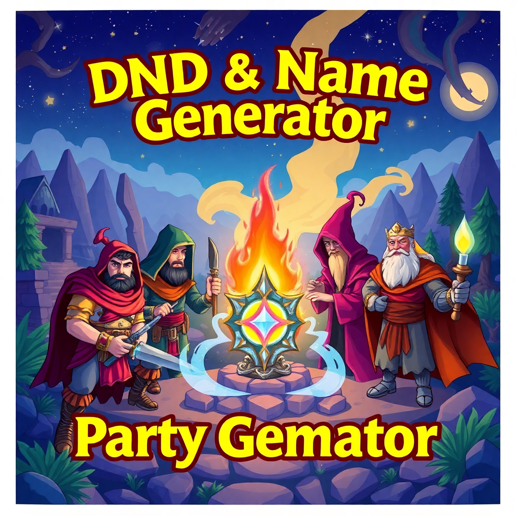 Best Dnd Party Name Generator Vondy