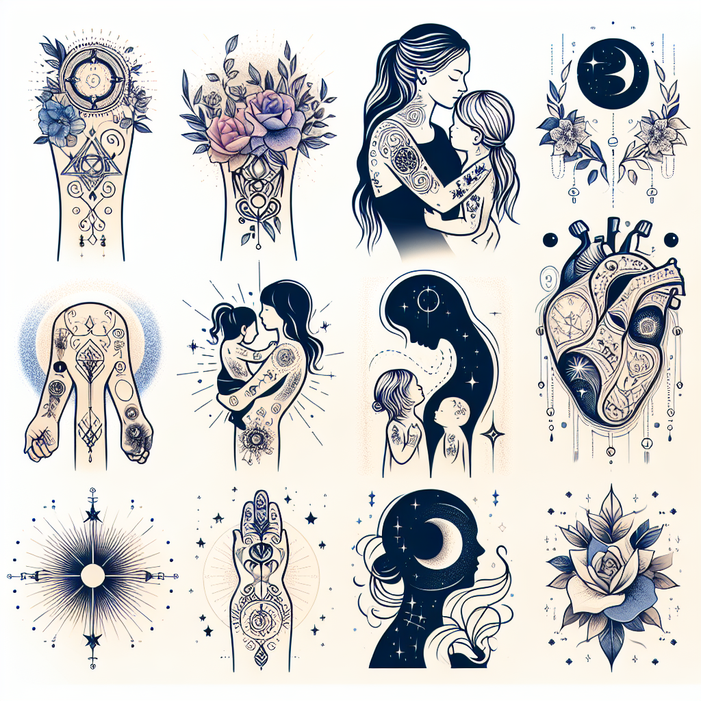 Mom of 3 Minimalist Tattoo Ideas