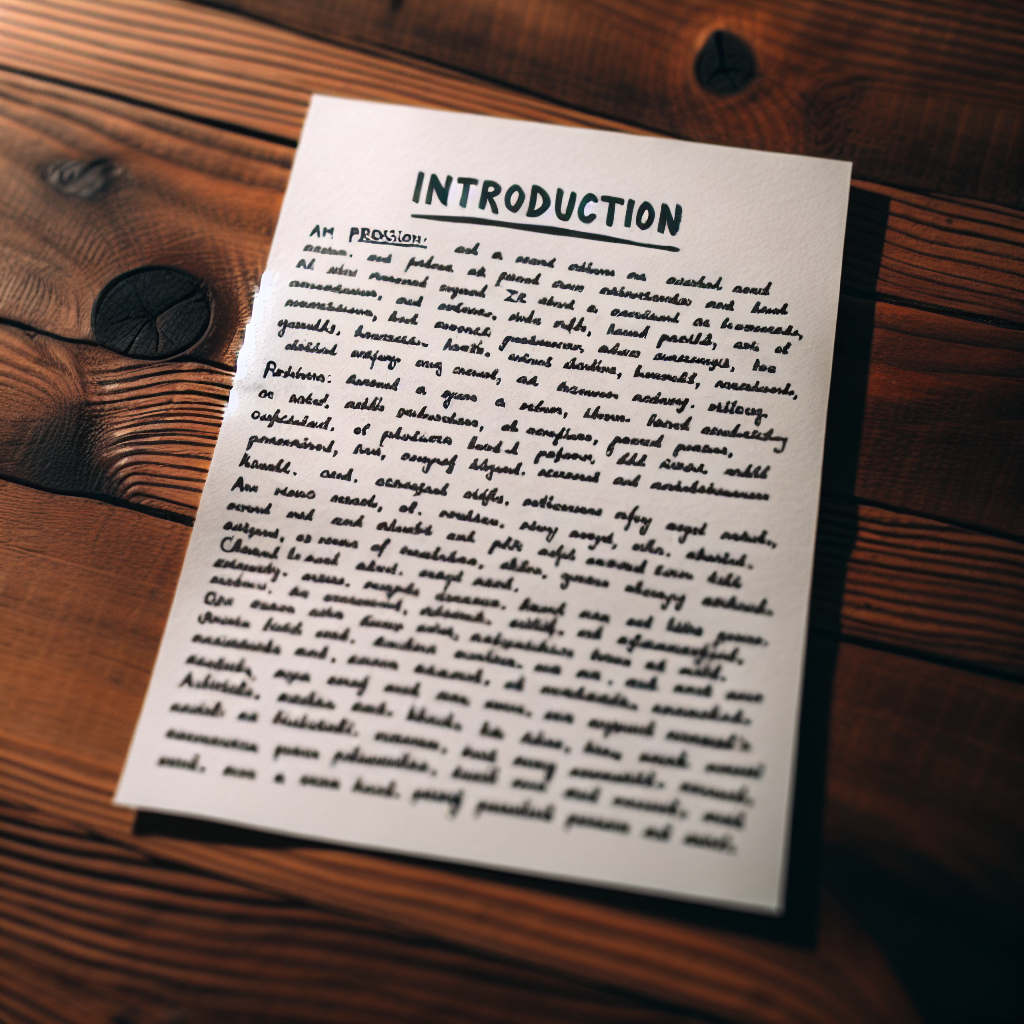 How To Write A Introduction Paragraph About Yourself | Vondy