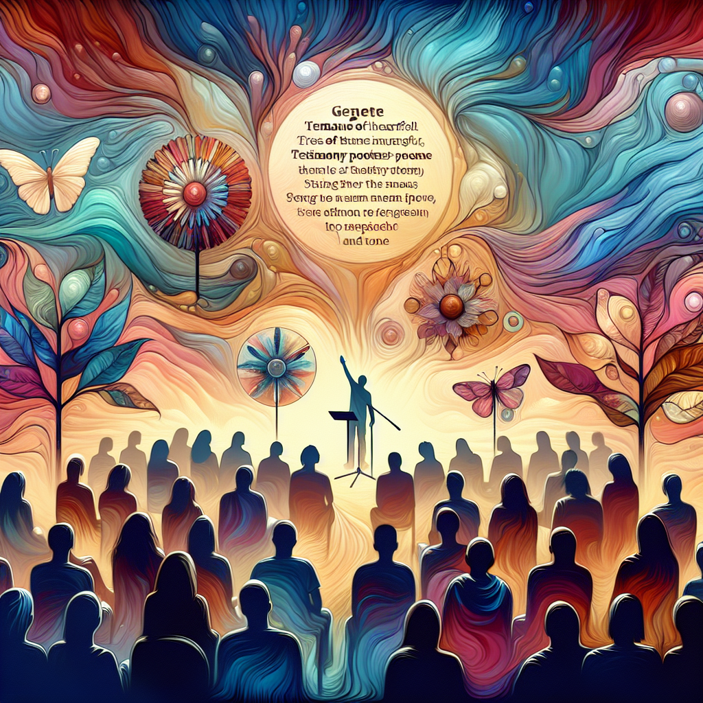 Best Testimony Poem Generator Vondy