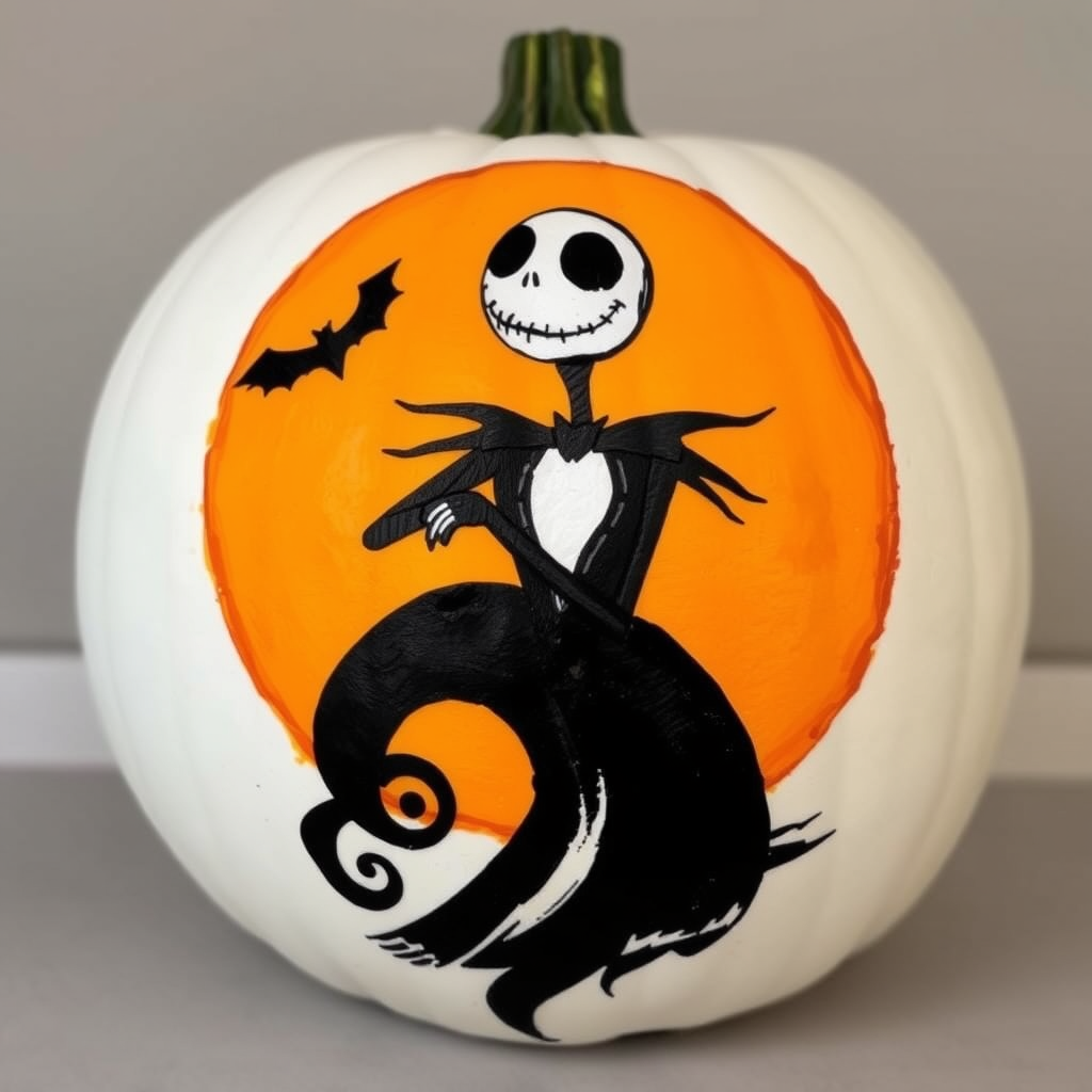 best-pumpkin-painting-ideas-jack-skellington-vondy