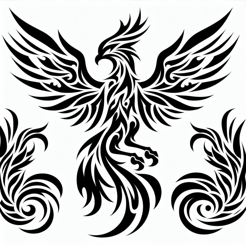 Best Tribal Phoenix Tattoo Generator | Vondy