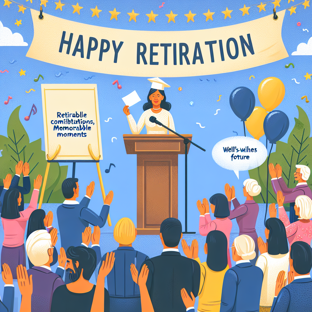 Best Retirement Party Speech Generator | Vondy