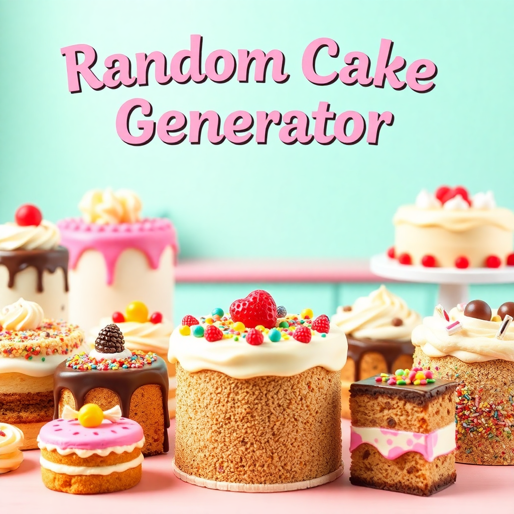 Best Random Cake Generator Vondy