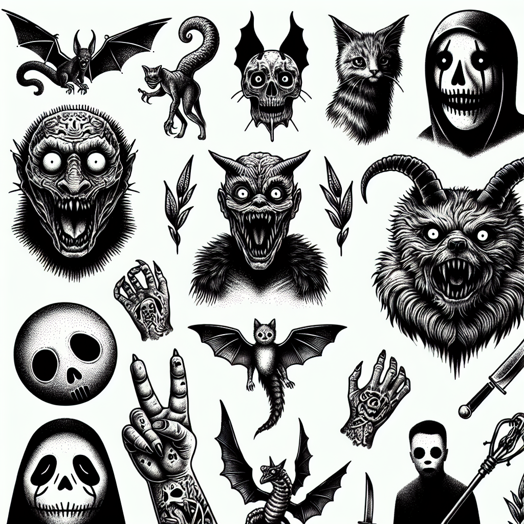 Creepy Tattoo Drawings Fiercetattoostudio